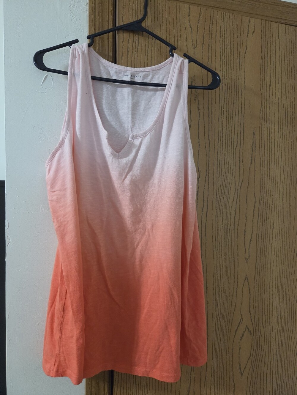 Lane Bryant Size 18/20 Ombre Pink to Coral Tank Top